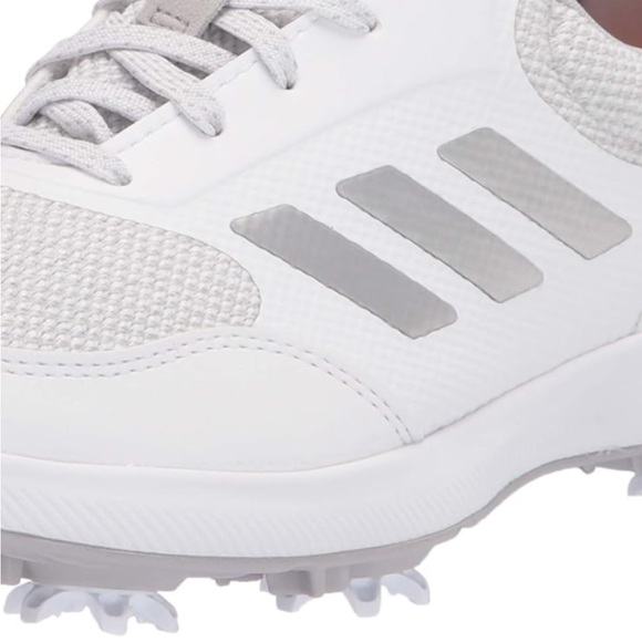 ADIDAS Golf Shoes White Silver Gray Women's Tech Response 2.0 Golf Sneakers NWT - Picture 3 of 7